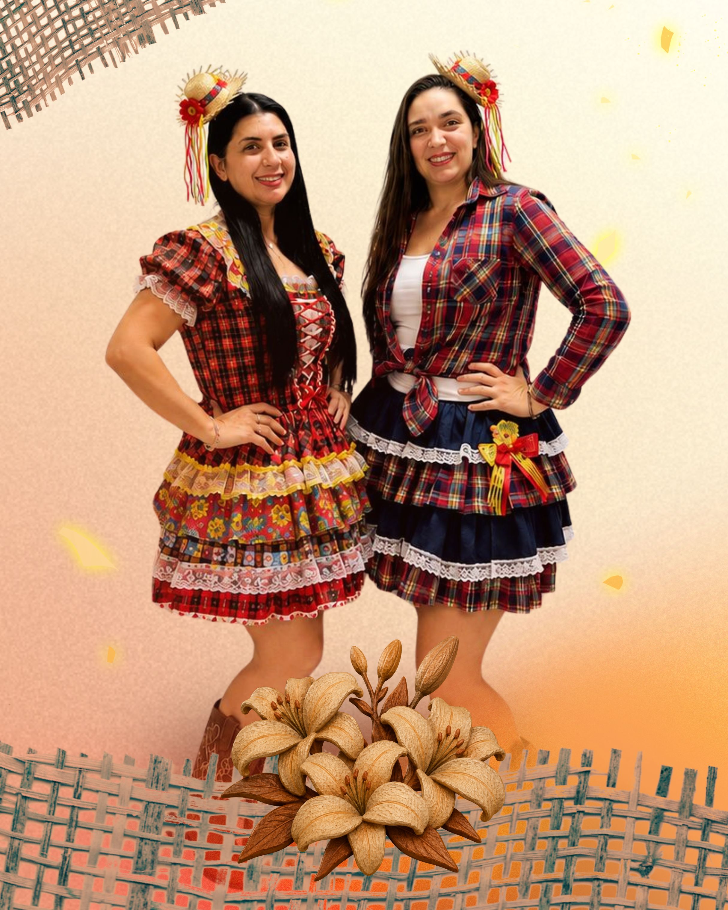 Val Teixeira Kelh e Cris Graziele Perius  